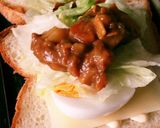 ☆茹で卵とカレーとレタスのホットサンド☆作り方1写真