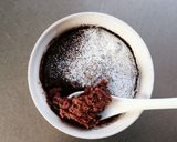 レンジで簡単☆米粉の濃厚チョコケーキ。作り方5写真