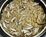 きのことそばの実の炊き込みご飯作り方4写真