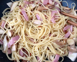 うまっ♡きのことベーコンの簡単和風パスタ作り方10写真
