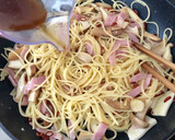 うまっ♡きのことベーコンの簡単和風パスタ作り方11写真
