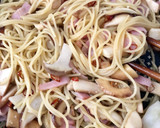 うまっ♡きのことベーコンの簡単和風パスタ作り方12写真