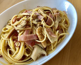 うまっ♡きのことベーコンの簡単和風パスタ作り方13写真