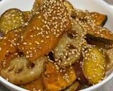 さつま芋🍠かぼちゃ🎃れんこん♪デパ地下デリ風惣菜作り方6写真