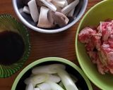牛肉・エリンギ・ねぎオイスターソース炒め作り方1写真