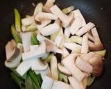 牛肉・エリンギ・ねぎオイスターソース炒め作り方4写真