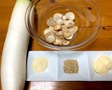 大根と帆立のマヨネーズ和え作り方1写真