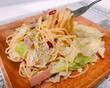 一人暮らしのスパムdeペペロンチーノ作り方9写真