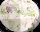 白菜とベーコンのホワイトソース煮作り方7写真