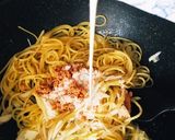 鮭フレークとネギだけ 生クリームパスタ作り方7写真
