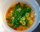 電子レンジで✿韓国風【肉汁】スープ&シメ作り方9写真