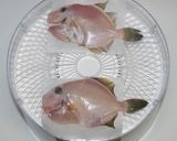 乾燥野菜&きのことカワハギ干物でお吸い物作り方3写真
