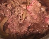 すき焼きのたれで牛丼作り方4写真