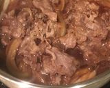 すき焼きのたれで牛丼作り方5写真