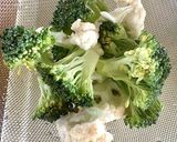 レンジで温野菜★ブロッコリーカリフラワー作り方1写真