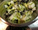 白菜と大葉（青しそ）の塩もみサラダ作り方12写真