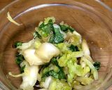 白菜と大葉（青しそ）の塩もみサラダ作り方15写真