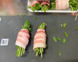豆苗の豚バラ巻き！作り方2写真