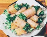 豆苗の豚バラ巻き！作り方5写真