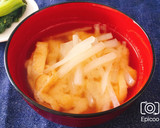 本だしで簡単！基本の大根と油揚げの味噌汁作り方4写真
