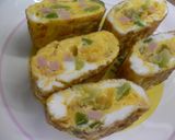 お弁当卵焼き（ハムピー）作り方1写真