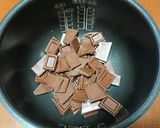 炊飯器で♡柚子と胡桃の濃厚チョコケーキ作り方3写真