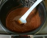 炊飯器で♡柚子と胡桃の濃厚チョコケーキ作り方5写真