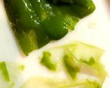 離乳食 レンジで簡単ピーマンの皮剥き作り方4写真