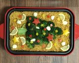 クリスマスにパスタパエリア フィデウア作り方7写真
