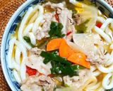 電子レンジで✿韓国風【肉汁】スープ&シメ作り方13写真