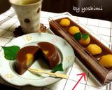 材料3つ de 水羊羹〜栗入り♪作り方4写真