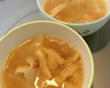 白カブと油揚げの味噌汁作り方30写真