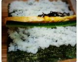 タルタルと昆布の佃煮のサラダ巻き作り方1写真