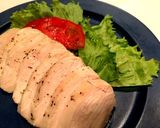 【低温調理器】鶏ハムのトマトソース添え作り方2写真