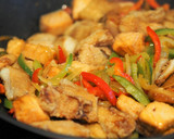 コクうま♪鮭の唐揚げとピーマンの照り焼き作り方6写真