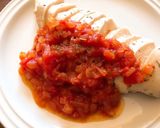 【低温調理器】鶏ハムのトマトソース添え作り方5写真