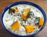 かぼちゃと鶏肉の炊き込みご飯作り方7写真