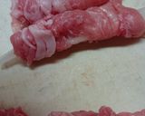 豚肉の大根巻きポン酢かけ。作り方2写真