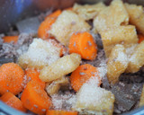 作り置き♪ひき肉と人参とひじきの煮もの作り方5写真