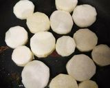 長芋とブロッコリーのペペロンチーノ風作り方3写真