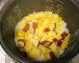 さつま芋 栗ご飯(おこわ)作り方4写真