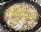白菜と豚ひき肉の中華風炒め煮作り方6写真
