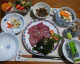 生かつおのお造りをワサビ醤油で！作り方40写真