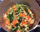 白だしで作る生姜と小松菜のスープ作り方5写真