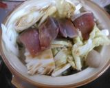 一人鍋でぶりすき鍋作り方3写真