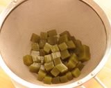 チョコろてんの抹茶パフェ作り方1写真