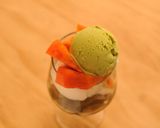 チョコろてんの抹茶パフェ作り方4写真