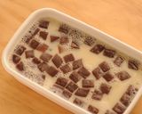 チョコろてん入り寒天ケーキ作り方3写真