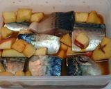 真サバの林檎酢醤油漬け作り方4写真