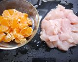 簡単！ムネ肉のみかんバター醤油ソテー作り方1写真